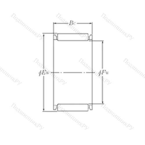 Подшипник игольчатый радиальный K 115?123?27