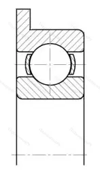 Модификация подшипника 5-1840095 