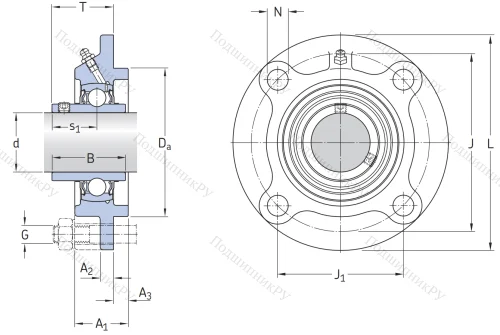 Подшипниковый корпус  FYC 510 в Нижневартовске