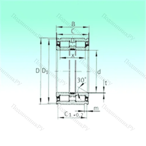 Подшипник роликовый радиальный SL 045018-PP