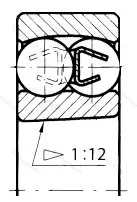 Модификация подшипника 8-111220Л размер 100x180x34 от производителя  ГПЗ-1