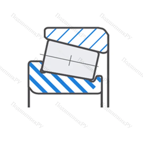 Подшипник роликовый радиально-упорный L 44649/610 от производителя  SNR