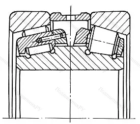 Модификация подшипника 6-40471/500М размер 500x720x217 от производителя  ГПЗ-9