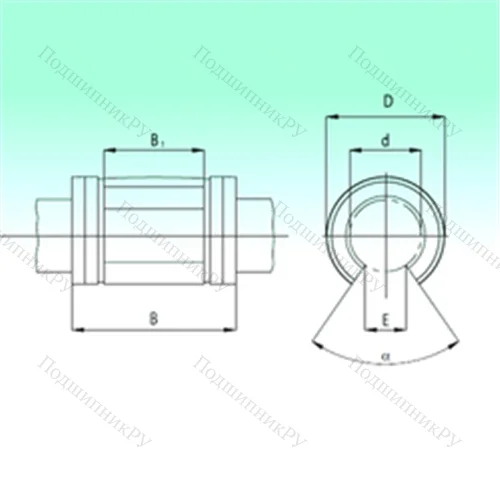 Подшипник шариковый линейный KNO 1636