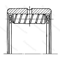 Подшипник  35914 размер 68x100x34