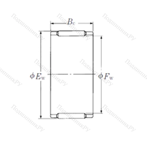 Подшипник игольчатый радиальный FBN-10148