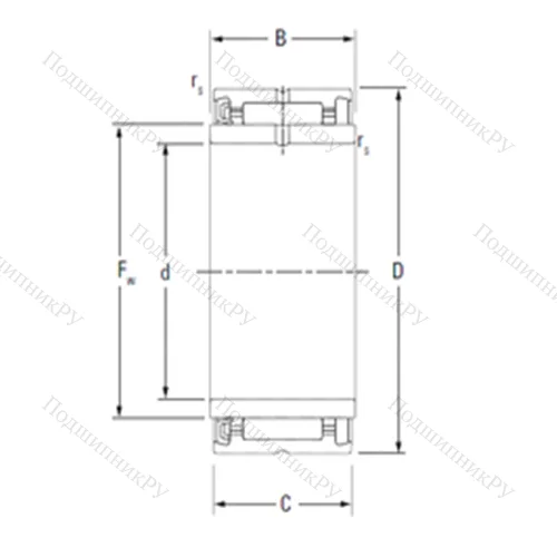 Подшипник игольчатый радиальный
