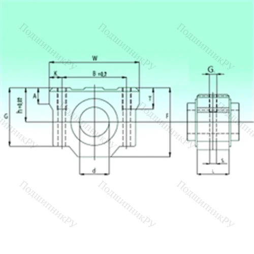 Подшипник шариковый линейный SCV 35 AS