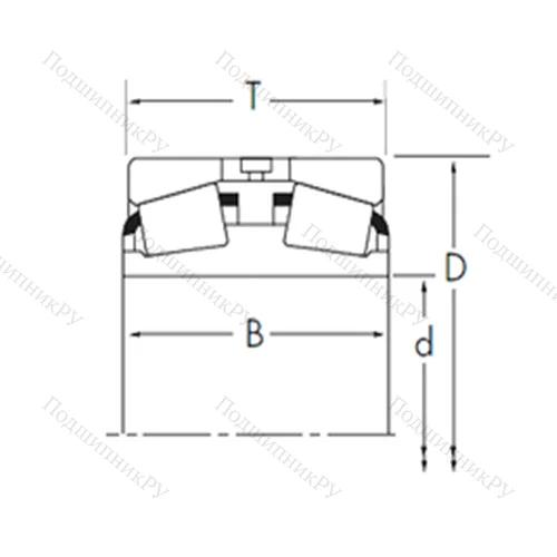 Подшипник роликовый радиально-упорный 95451D/95975