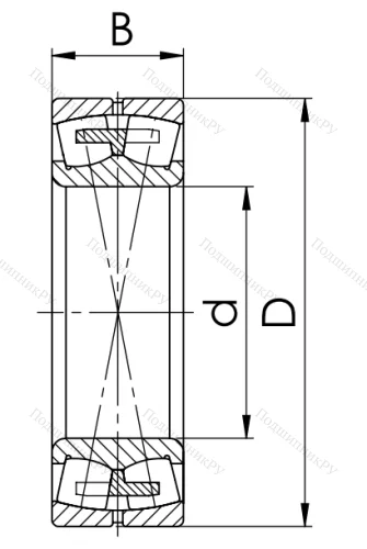 Сферический роликовый подшипник 3530 АМНК (22230 ACMW 33) в Нижневартовске