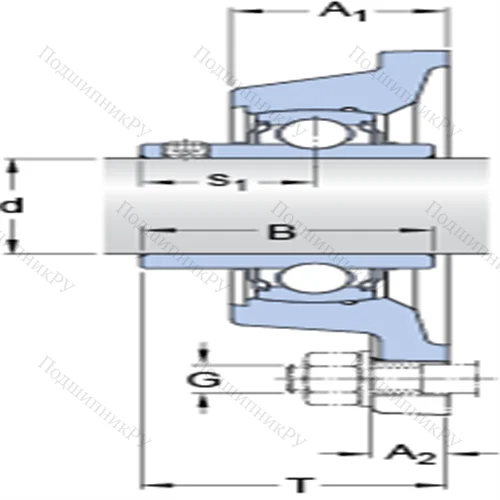 Фланцевые подшипниковые узлы типа Y с прямоугольным фланцем для высоких температур FY 20 TF/VA 201