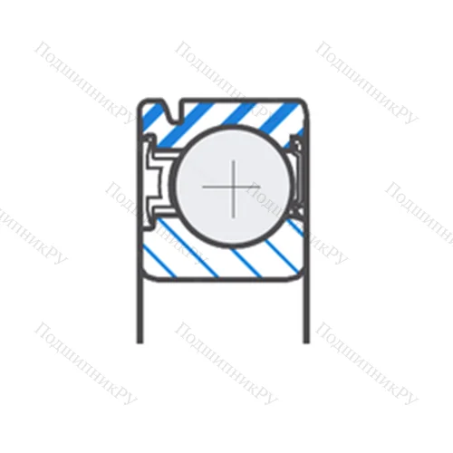 Подшипник шариковый радиальный AB 41048S 01