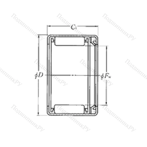 Подшипник игольчатый радиальный HMK 4523L