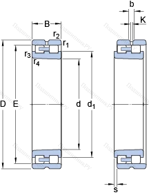 Подшипник NN 3036 K/SPW 33 в Нижневартовске Подшипник NN 3036 K/SPW 33 в Нижневартовске