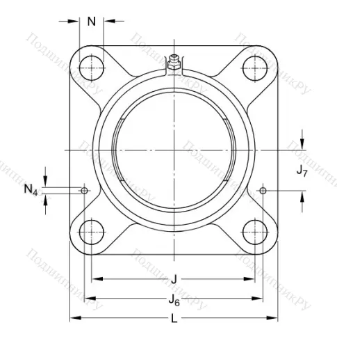 Подшипниковый корпус FY 509 M в Нижневартовске