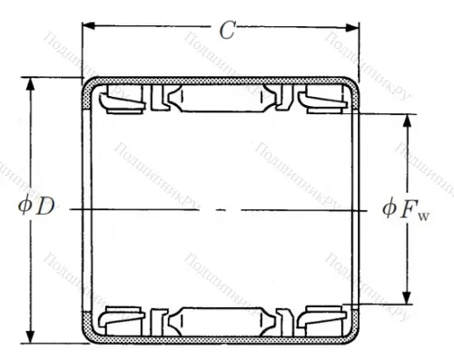 Подшипник обгонной муфты обгонная муфта FCB 20 в Нижневартовске
