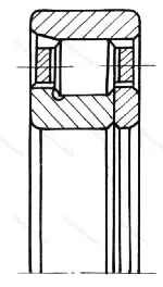 Подшипник  142318 размер 90x190x43 от производителя  ГПЗ-3