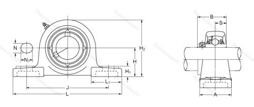Подшипниковый узел UCPX 14 в Нижневартовске