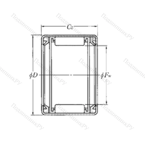 Подшипник игольчатый радиальный HMK 3226LL