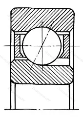 Подшипник  1076903 размер 17x30x7