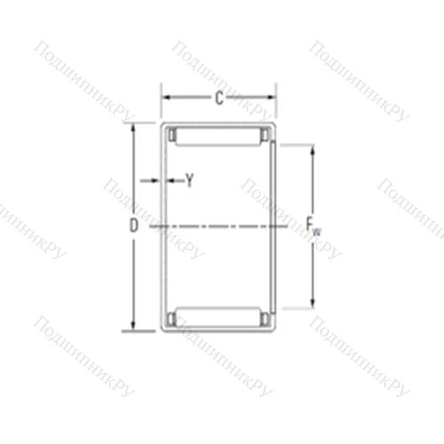 Подшипник игольчатый радиальный MJH-16161