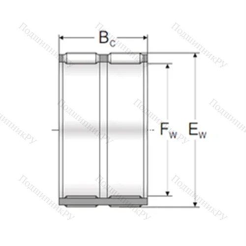 Подшипник игольчатый радиальный K 72x82x45ZWTN