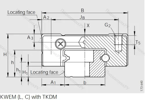Каретка коррозионностойкая, двухрядная KWEM 15-G 2-G 2-B-V 0 в Нижневартовске