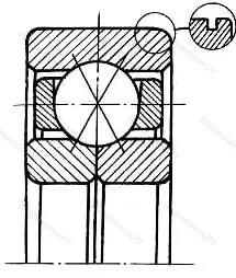 Подшипник  1126820 размер 100x125x13