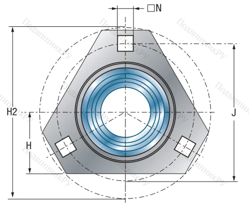 Подшипниковый корпус PFT 204 в Нижневартовске