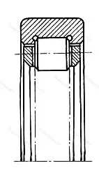 Подшипник  292128 (RNU 1028) размер 157x210x33