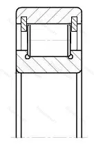 Подшипник  102410 (NCL 410) размер 50x130x31 от производителя  ГПЗ-26