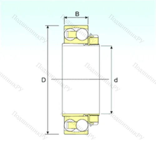 Подшипник шариковый радиальный самоцентрирующийся 1215 K+H 215