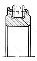 Подшипник  RN 208 (502208) размер 40x70x18