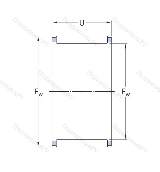 Подшипник K 20x24x17