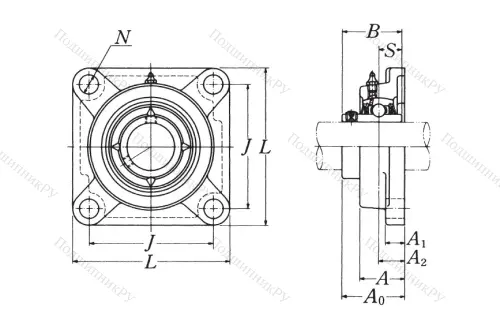 Подшипниковый узел UCF 206 D 1 в Нижневартовске
