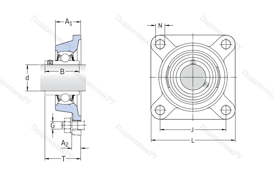 Подшипниковый узел FY 25 TF в Нижневартовске