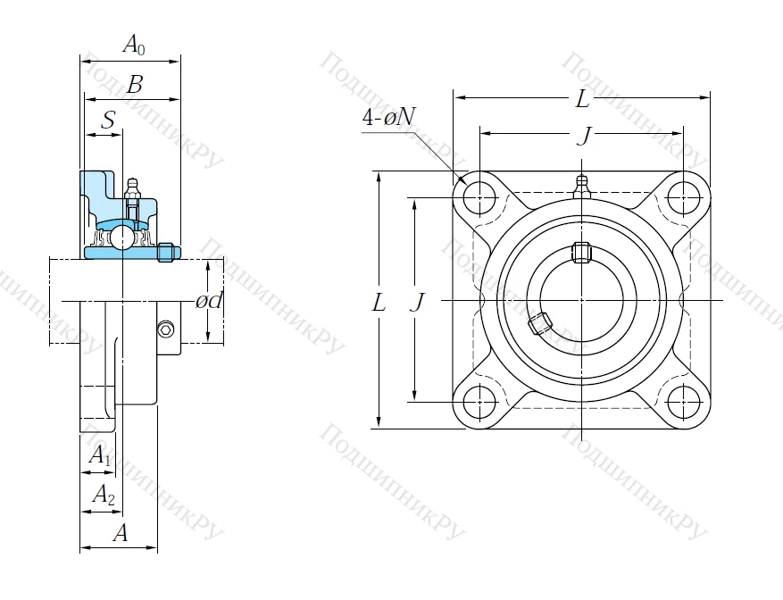 Подшипниковый узел UCF 210 J в Нижневартовске