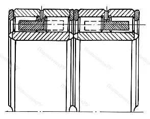 Модификация подшипника 7429/571 размер 571,1x812,97x594