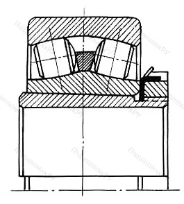 Подшипник  353610 (22311K+H 2311) 