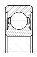 Подшипник 6204 ZZ размер 20x47x14 от производителя  SKF