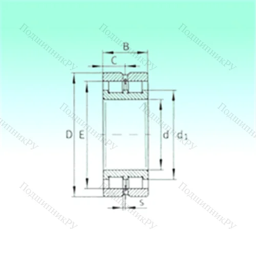 Подшипник роликовый радиальный SL 024932