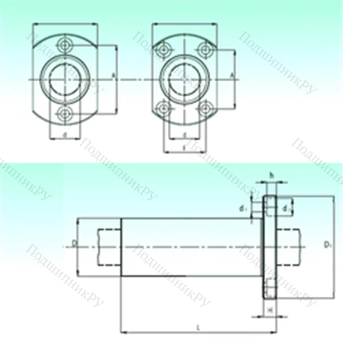 Подшипник шариковый линейный KBHL 13