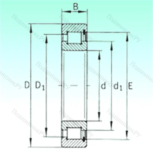 Подшипник роликовый радиальный SL 183009