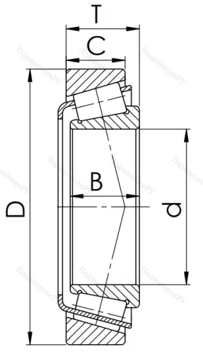 Конический роликовый подшипник 3007213 (33213) в Нижневартовске