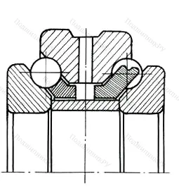 Подшипник  178917 (234717) размер 88x130x54