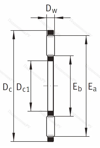 Игольчатый подшипник подшипник AXK 85110 A/0-10