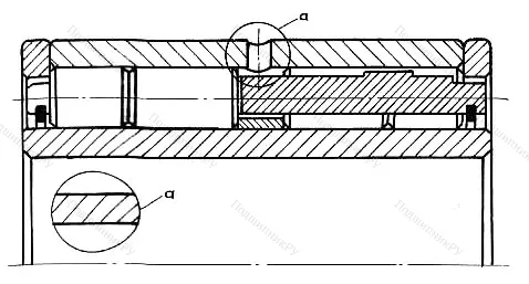 Модификация подшипника 6442144ХЛМ размер 220x340x218 от производителя  ГПЗ-23
