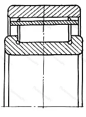 Модификация подшипника 954712К4 размер 60x120x58/60 ГПЗ-15