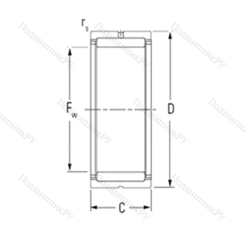 Подшипник игольчатый радиальный RNA 4902