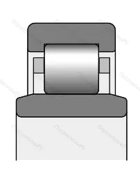 Подшипник  672518 размер 90x160x30/40 от производителя  ГПЗ-4